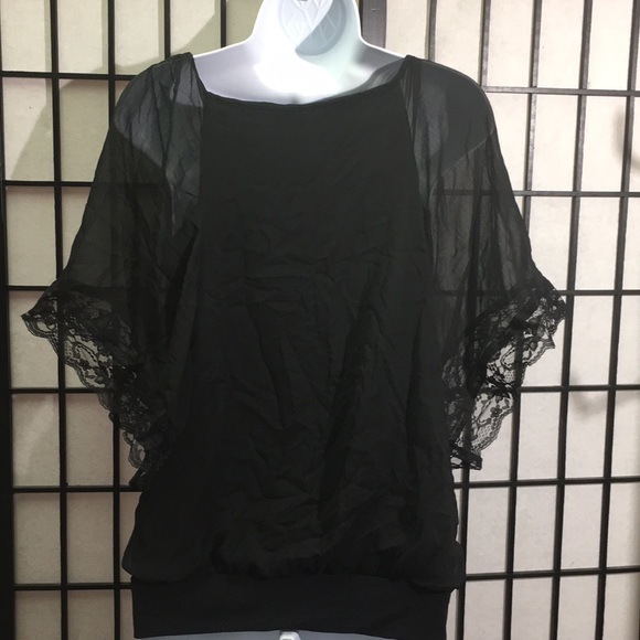 Speechless Top Sheer & Lace Top Size M - Picture 5 of 8